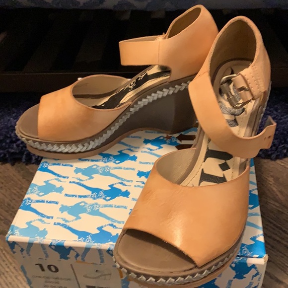 Brand New Spirit by Lucchese Chloe Wedge Sandal 10 - Picture 3 of 6